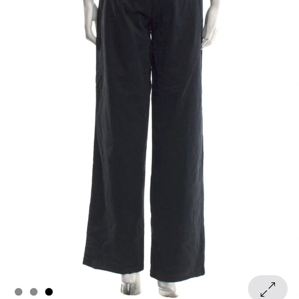 Nili Lotan Black Wide-Leg Pants‎ size M